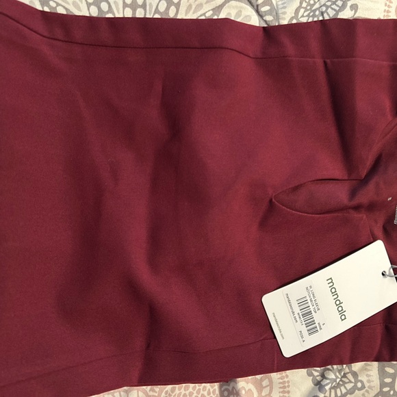 Mandala Wine Scrub Top - Picture 2 of 4